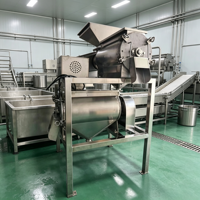 Hoge-opbrengst dubbeltraps fruitpulpmachine voor papaya puree verwerkingsbedrijven