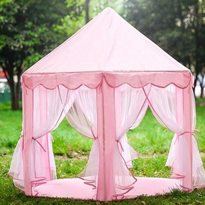 <span class=keywords><strong>Tente</strong></span> de château de princesse <span class=keywords><strong>rose</strong></span> ou bleue Playhouse <span class=keywords><strong>tente</strong></span> <span class=keywords><strong>tipi</strong></span> pour enfants pour jouer à l'intérieur ou à l'extérieur jouet amusant pour le divertissement des enfants - Product Image 6