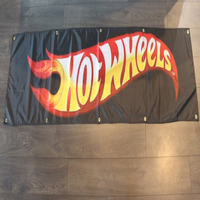 Plc Hot Wheels Bannière Décorative Grande 2x8 pieds Modèle de Voiture Jouet Décoration Murale Chambre Garçons Garage Vente en Gros