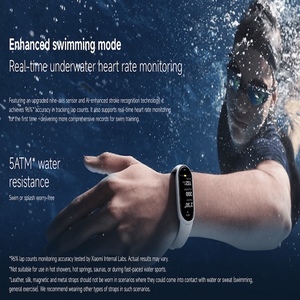Xiaomi <span class=keywords><strong>Mi</strong></span> Global <span class=keywords><strong>Smart</strong></span> <span class=keywords><strong>Band</strong></span> Relojes 10 Monitoreo de oxígeno en sangre de frecuencia cardíaca <span class=keywords><strong>5</strong></span> ATM <span class=keywords><strong>Reloj</strong></span> Inteligente SmartWatch resistente al agua - Product Image 2