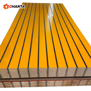 <span class=keywords><strong>Pannello</strong></span> Scanalato 4x8 in <span class=keywords><strong>MDF</strong></span> Melaminico con Barra in Alluminio per Esposizione, <span class=keywords><strong>Pannello</strong></span> Decorativo a Doghe - Product Image 6