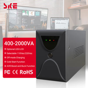 SKE 무정전 전원 공급 장치 12V 9AH 배터리 단상 120V 230V <span class=keywords><strong>1.2KW</strong></span> <span class=keywords><strong>UPS</strong></span> 2KVA 오프라인 <span class=keywords><strong>UPS</strong></span> 2000VA 1200W - Product Image 2