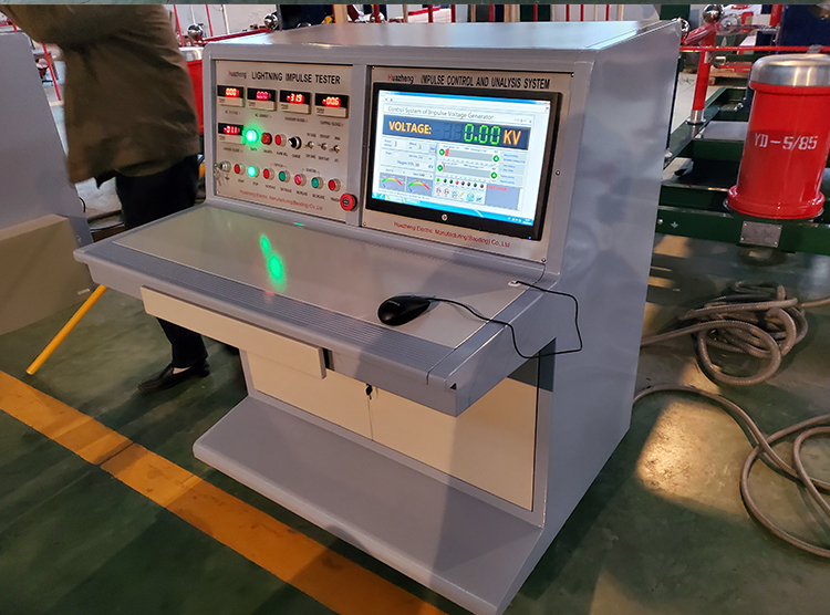 Huazheng Thiết Bị Kiểm Tra Điện Áp Xung Xung Điện Sáng AC Máy Phát Điện Áp Xung 2400kv