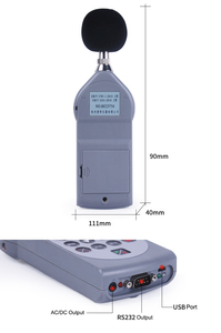AWA5688-medidor de nivel de sonido digital con bluetooth, medidor de ruido de 28-133 <span class=keywords><strong>dB</strong></span>, decibel, con impresora, lector de sonido de retención de datos máx./Min - Product Image 3