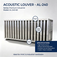 Lames acoustiques de conception industrielle personnalisées - Résistantes aux intempéries et écologiques, isolation phonique, ventilation, pour usage extérieur