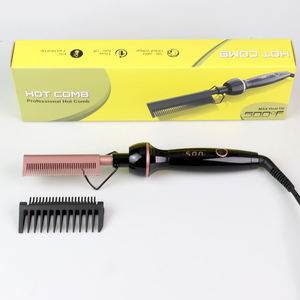 500 ° Peigne électrique avec chauffage rapide PTC - Chauffe en 60 secondes, 5 niveaux de contrôle de la température pour cheveux bouclés/<span class=keywords><strong>afro</strong></span>/caribéens - Product Image 3