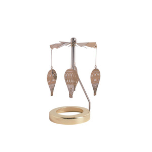 Fabricantes para romántico creativo aromaterapia carrusel Metal respetuoso con el medio ambiente hecho a mano candelabro grabado láser - Product Image 5