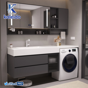 Mueble de Baño de Diseño Moderno y Minimalista Personalizado OEM Kaleido 2026, con Capacidad para una <span class=keywords><strong>Lavadora</strong></span>. Mueble de baño con lavabo - Product Image 1