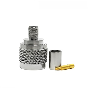 Conector RF Macho Tipo <span class=keywords><strong>N</strong></span> Recto para Cable Coaxial, Terminal para LMR300 5D <span class=keywords><strong>FB</strong></span> SYV50 5, para Cableado de Estació<span class=keywords><strong>n</strong></span> Base de Antena Inalámbrica - Product Image 2