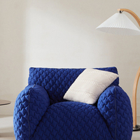 Fauteuil Chesterfield gonflable en tissu bleu, moderne, simple, de luxe léger, populaire sur internet, pour petit appartement, réglable