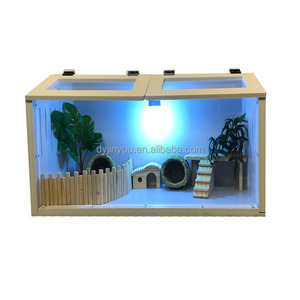מכירה לוהטת חדש 60*40*40cm לחיות מחמד כלוב pvc קיפוד עוף אוגר ארנב רוטין עוף האכלת תיבה - Product Image 6