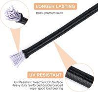 Cordon élastique multicolore en nylon 100% de 2 mm, 2,5 mm, 3 mm pour la confection artisanale, le bricolage, la couture, les chaussures, les sacs, les vêtements