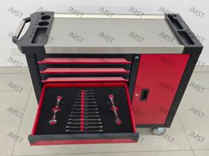 Cadeau idéal pour les fêtes : armoire à outils à 7 <span class=keywords><strong>tiroirs</strong></span> <span class=keywords><strong>sur</strong></span> roulettes, qualité professionnelle - Product Image 5