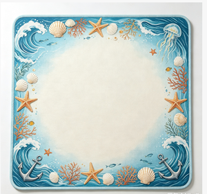 Fichas de Mahjong Americanas de Acrílico Grabadas con Láser de 4 Capas, Portátiles, con Diseño Moderno y Temática Oceánica de Lujo - Product Image 6