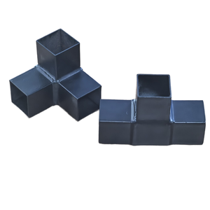 OEM/ODM 3 vías ángulo recto esquina estampado piezas tubería conectores tubulares - Product Image 4