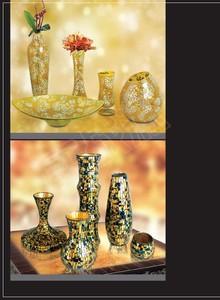 Bình Hoa Khảm Mảnh Vuông Gương Bạc Trang Nhã - Product Image 2