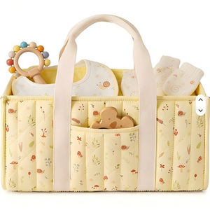 Cesta Organizadora de Pañales para Bebé de Gran Capacidad y Alta Calidad, <span class=keywords><strong>Bolsa</strong></span> de Pañales Portátil para Mamá, Cuidado del Bebé - Product Image 4