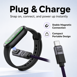 Adaptador de Carga <span class=keywords><strong>Magnético</strong></span> USB-C SIKAI para Xiaomi Smart Band, <span class=keywords><strong>Cargador</strong></span> Tipo-C para Reloj, Convertidor de Carga Portátil para Viajes y Actividades al Aire Libre - Product Image 3