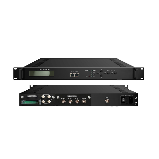 DVB-S/S2 QPSK 8PSK Satellite IRD to Descramble the Encrypted RF Signals