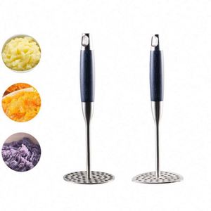 Écrase-purée manuel en acier inoxydable, compatible lave-vaisselle, outil de cuisine pour purée de pommes de terre - Product Image 1