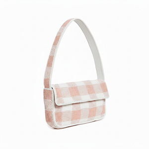 Elegante Monedero Cuadrado Ligero Bordado a Mano con Cuentas y Opciones Personalizables - Product Image 1