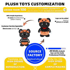 Halloween Bulk Gifts Breathing Bear Soft Toy Light <strong>Pumpkin</strong> <strong>Teddy</strong> Bear Plush Toy Skin Stuffed Animal Custom - Product Image 5