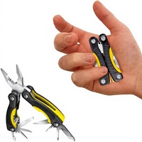Mini couteau multi-outils 12 en 1, petit outil de poche multi-usages avec couteau et pinces - Le meilleur petit outil multi-usages tout-en-un