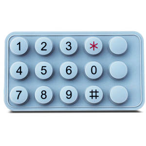 Tastiera industriale con 16 tasti KP1 professionale a prova di vandalo con numeri e lettere - Product Image 5