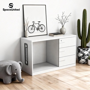 אחסון תחנת עבודה מודרנית וגמישה של SpaceUnited, ארונות ניידים רב תכליתיים, ארונות תיוק מעץ למשרד - Product Image 3