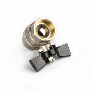 Sistema de agua Válvula de <span class=keywords><strong>bola</strong></span> de latón hembra Forge 1/2 a 1 pulgada Rosca G Válvula de niquelado - Product Image 1