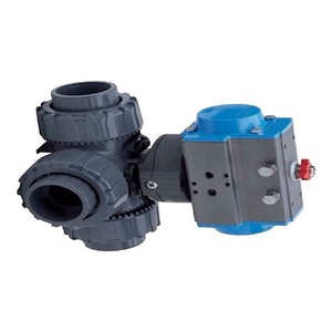 บอลวาล์ว 3 ทาง แบบ PVC และ PP สำหรับระบบน้ำหยดและระบบน้ำอัดลม พร้อมหัวต่อแบบ Trunnion มีสินค้าในสต็อก - Product Image 2