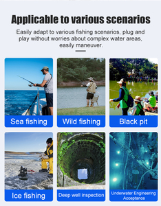 Caméra de Pêche Sous-Marine HD 5 Pouces avec Moniteur Visuel et Sonde 4K, Détecteur de Poissons à Double Usage Jour et Nuit pour Pêche <span class=keywords><strong>en</strong></span> <span class=keywords><strong>Mer</strong></span> et sur Glace - Product Image 4