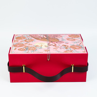 Boîte cadeau élégante personnalisée, imprimée, en matériau alimentaire, haut de gamme, pour mariage, vente en gros, emballage pour ensemble de biscuits et desserts