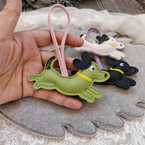 Hot Sale Custom Designer PU Leather Keychain Bag Charm Pendant Luxury <b>Car</b> <b>Keyring</b> - Product Image 4