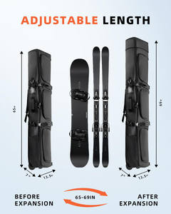 Fundas para Tablas de Snowboard y Esquí de Montaña, Impresión Personalizada de Color y Logotipo, Fabricación de Alta Calidad, Bolsa para Tabla de Snowboard - Product Image 2