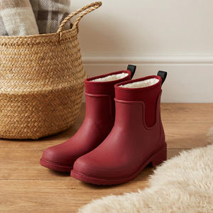 <span class=keywords><strong>Bottes</strong></span> de pluie pour femmes YL3587, de haute qualité, tendance, rouges, mi-<span class=keywords><strong>mollet</strong></span>, en caoutchouc thermique, résistantes à l'eau - Product Image 6