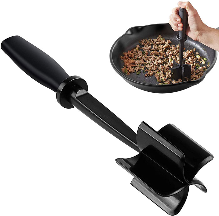 Multifunctional mixing Meat Chopper Heat Resistant Ground Beef Masher Nylon hamburger Meat Chopper