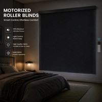 Persianas Enrollables Automáticas de Aluminio con Control por WiFi y Aplicación Google, Motorizadas, Opacas
