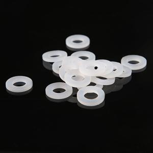 עמיד בחום מותאם אישית סיליקון לבן שקוף מכונת כביסה מזון כיתה סיליקון עגול גומי - Product Image 3