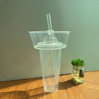 Offre Spéciale : Bol à collation à paroi simple 17oz, Gobelet en plastique 12oz, Gobelet à emporter 500ml, Gobelet 360ml, Ensemble de gobelets Hot Pot avec paille à boire