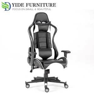 Personalizar logotipo negro de cuero Silla <span class=keywords><strong>Gammer</strong></span> Chaise de Chir Silla con la pierna - Product Image 5