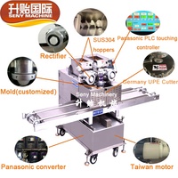 Nouvelle machine à enrober les cupcakes, la crème glacée et les mochi, automatique, multifonctionnelle, haute productivité, en acier inoxydable 304