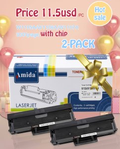 Amdia W1105AC W1106A W1107AC Cartouche de <span class=keywords><strong>toner</strong></span> compatible 106A - Product Image 5