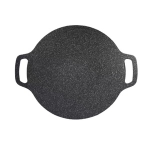 Sartén redonda antiadherente de piedra Maifan para uso en interiores y exteriores, fácil de limpiar, solo lavar a mano. - Product Image 2
