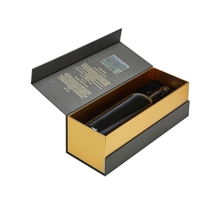 Caja de papel magnética para whisky de cartón con logotipo personalizado de lujo, caja de embalaje Rectangular para vino y <span class=keywords><strong>Ginebra</strong></span> - Product Image 3