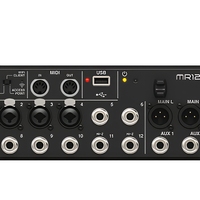Console de mixage audio numérique MR12, 12 canaux stéréo, mixeur de son MIC, construction métallique, conception passive, son surround
