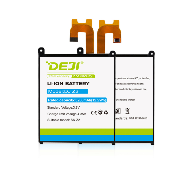DEJI Hot Sale L50T L50U L50W D6503 Battery for sony E5 Z3 PLUS Z5 Z2 Mobile Battery Packaging