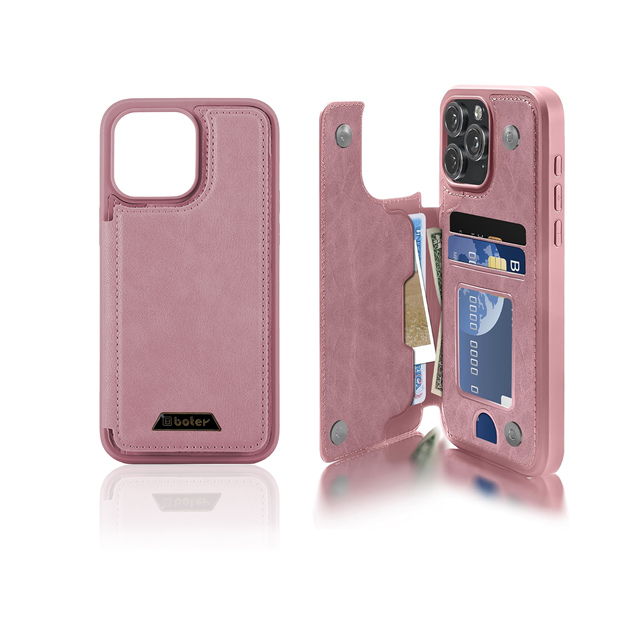 Leather Phone Case with Magnetic Ring Stand Wireless Charging Shockproof Cover for iPhone 14-17 OEM ODM Manufacturer China