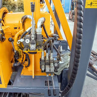 Petite plate-forme de forage hydraulique portable, pour les machines de forage de type fosse.