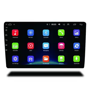 Pemutar DVD Mobil Android, Universal 2din Double Din 9 10 Inci Navigasi GPS Multimedia Musik Audio Layar Sentuh Radio